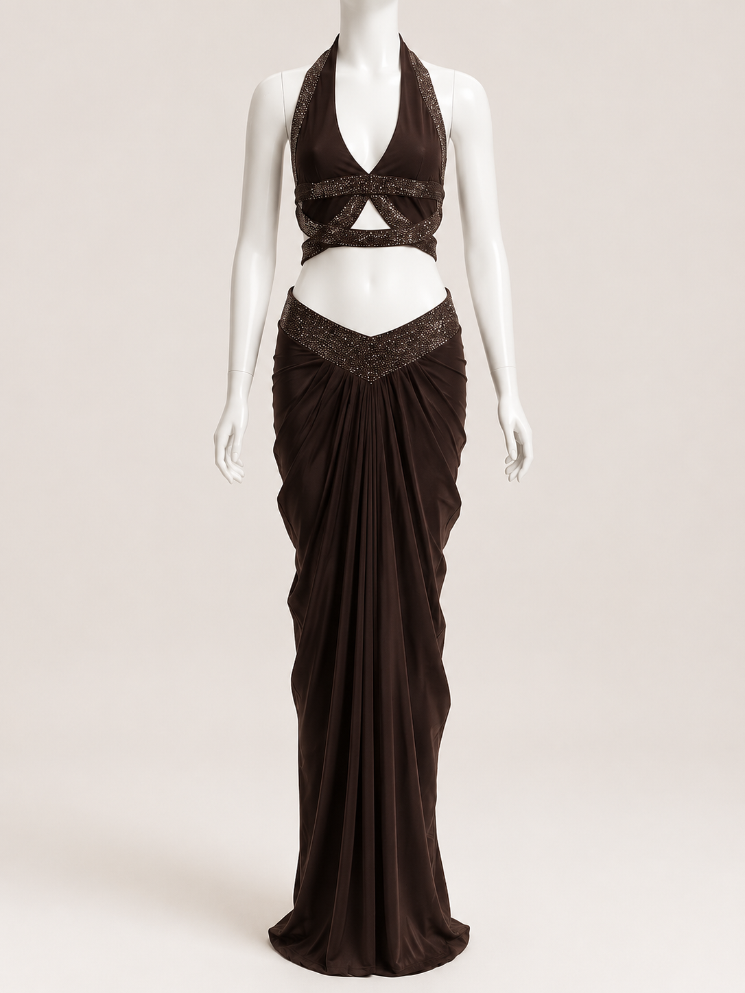 Sienna Backless Skirt Set