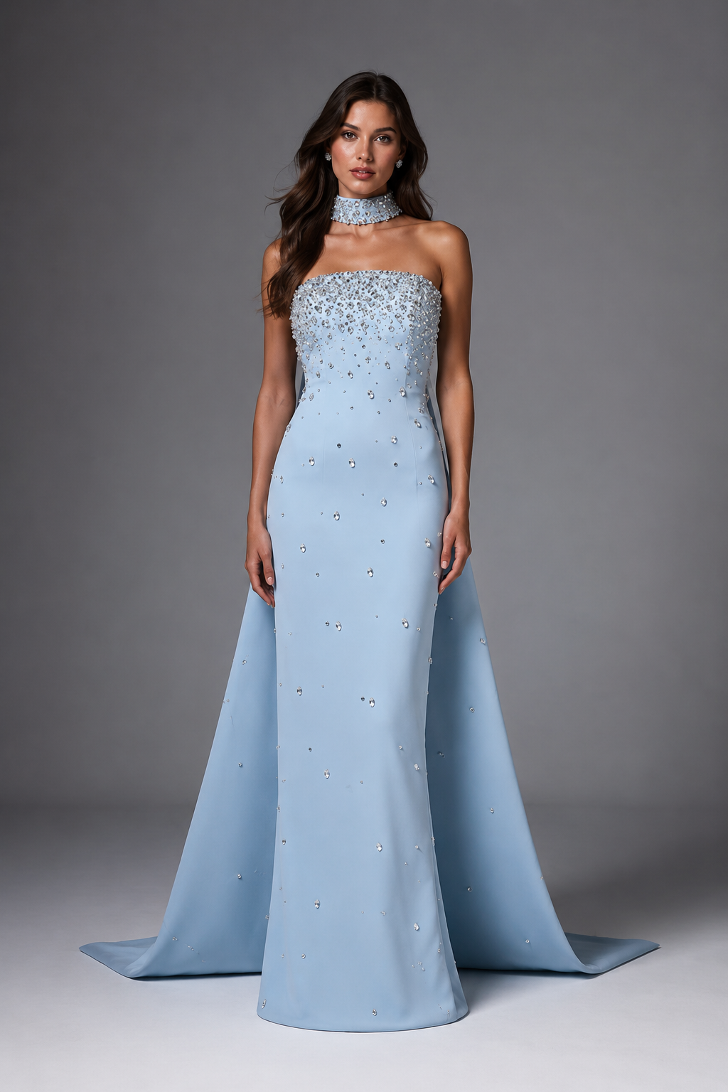 Celestia Crystal Maxi Dress