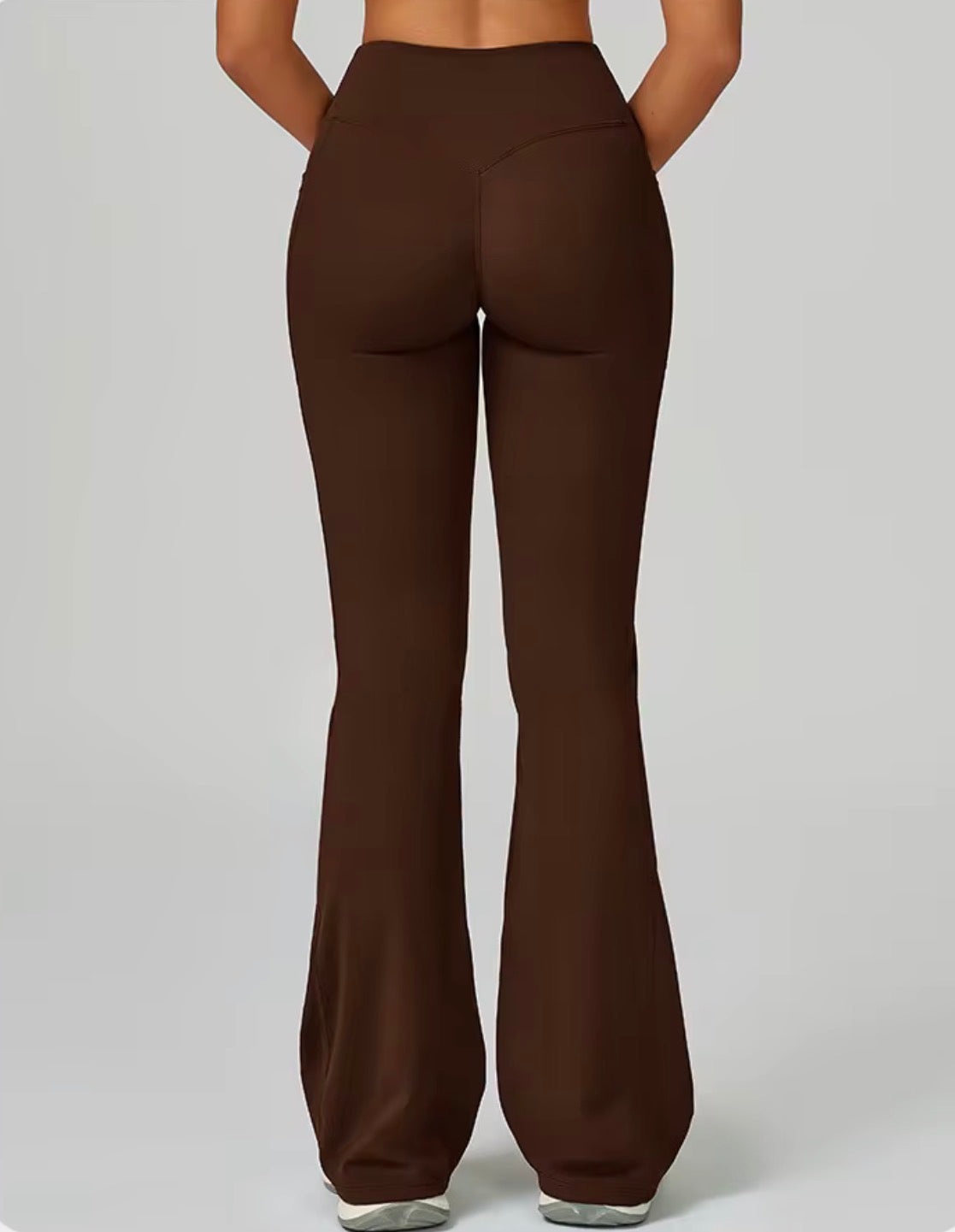 High-Waist Flared Active Leggings