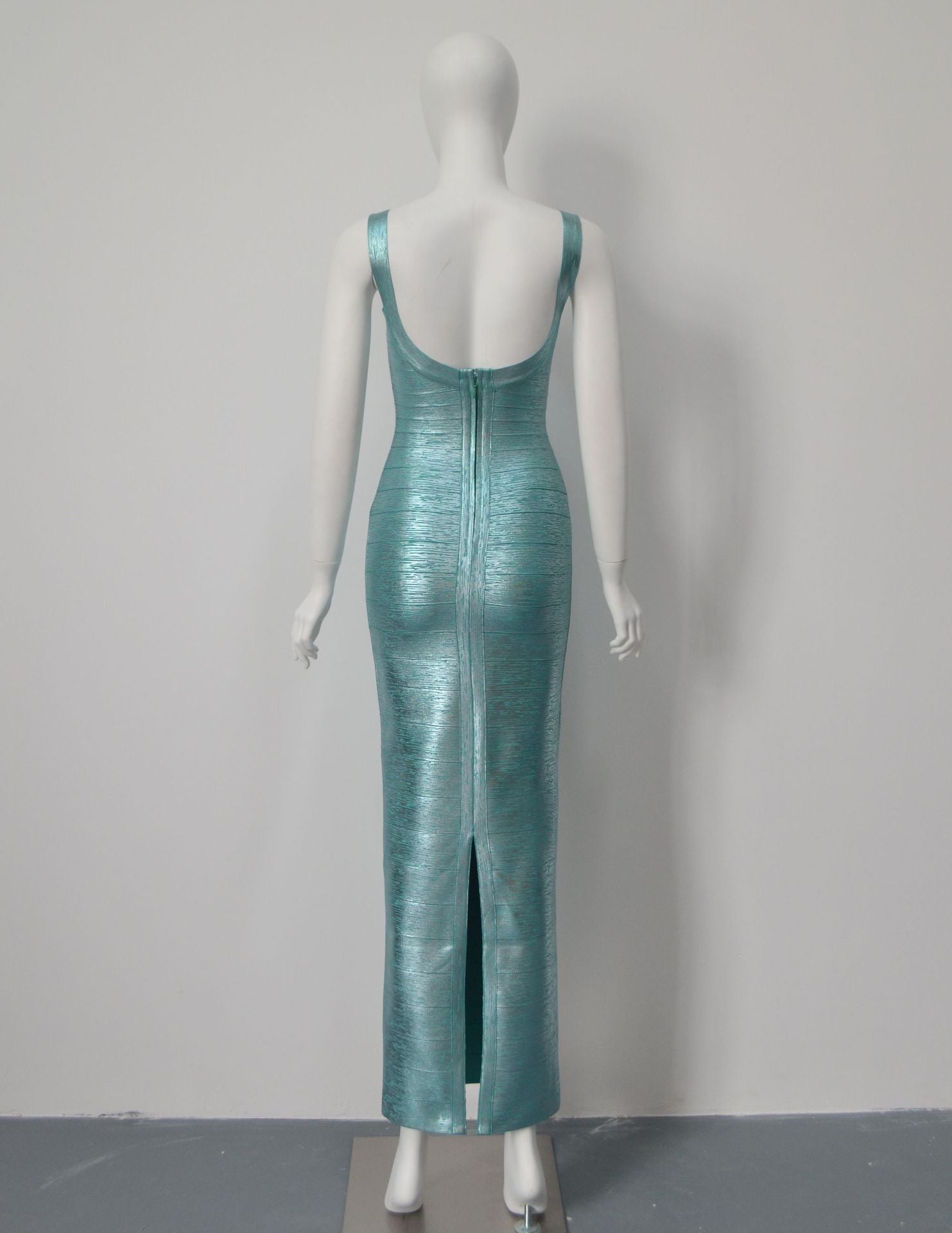 Lurexia Foil Maxi Dress