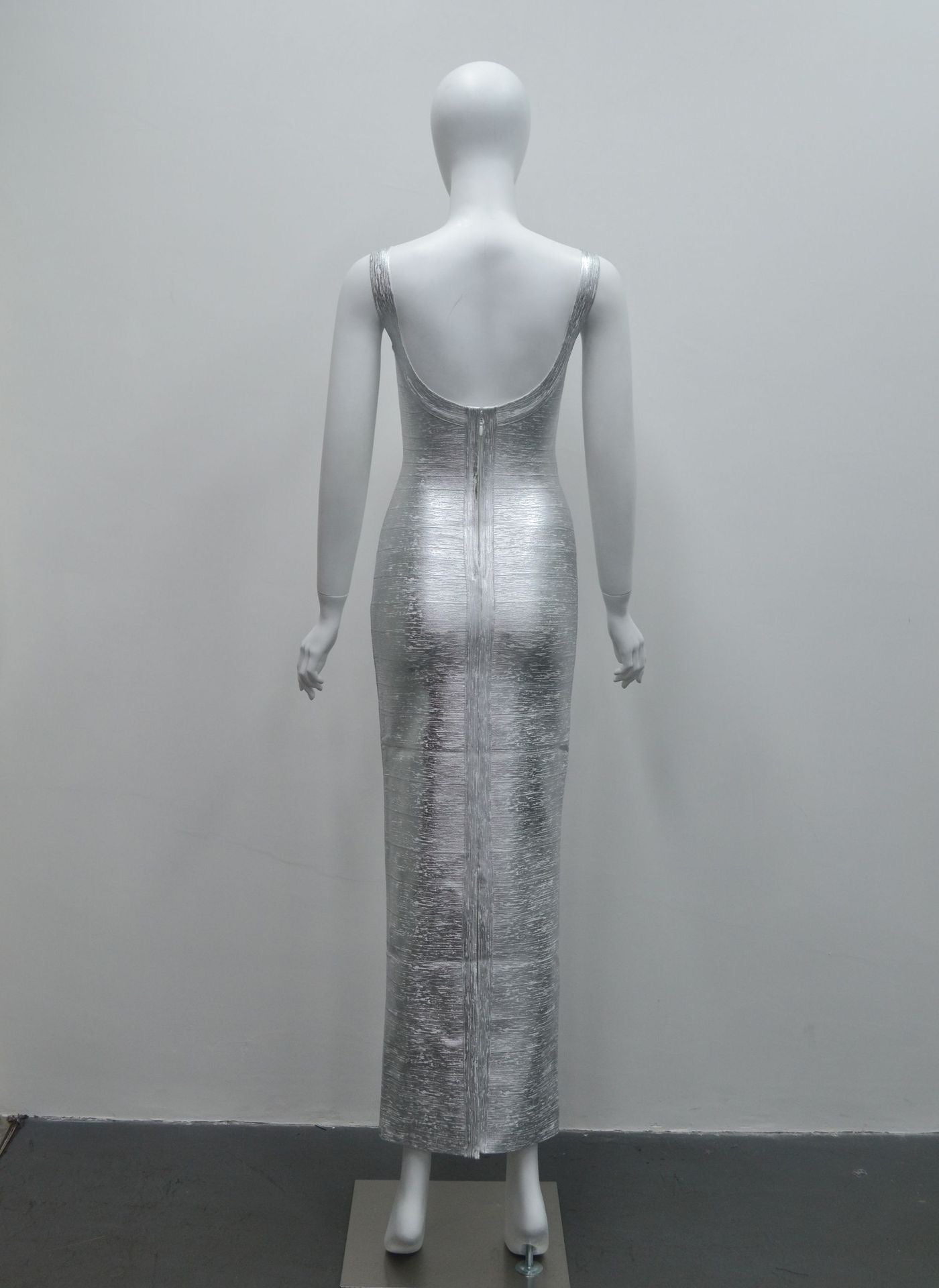 Lurexia Foil Maxi Dress