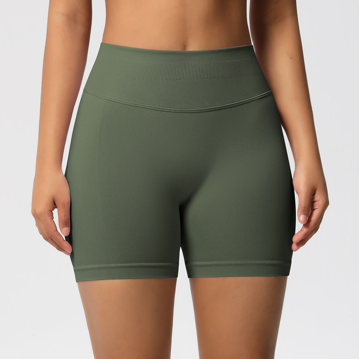 High-waisted Yoga Shorts