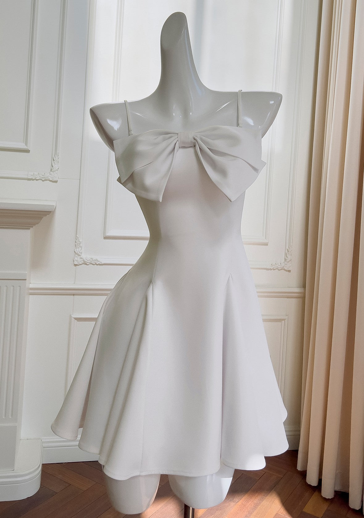 Strapless Front Bow Dress