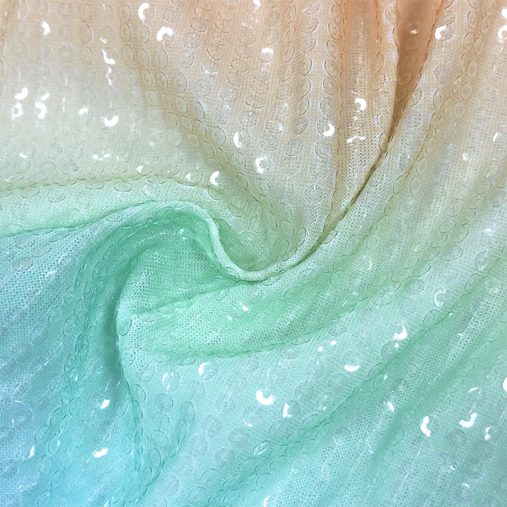 Marisol Ombré Sequin Slip Maxi Dress