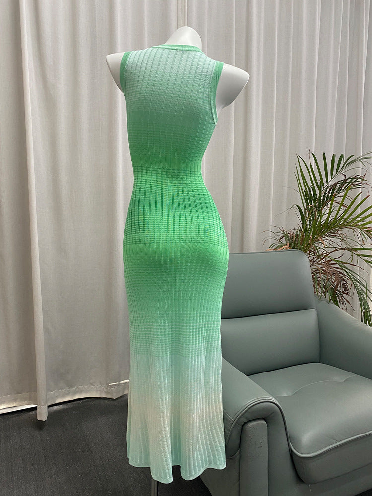 Luméra Gradient Knit Maxi Dress