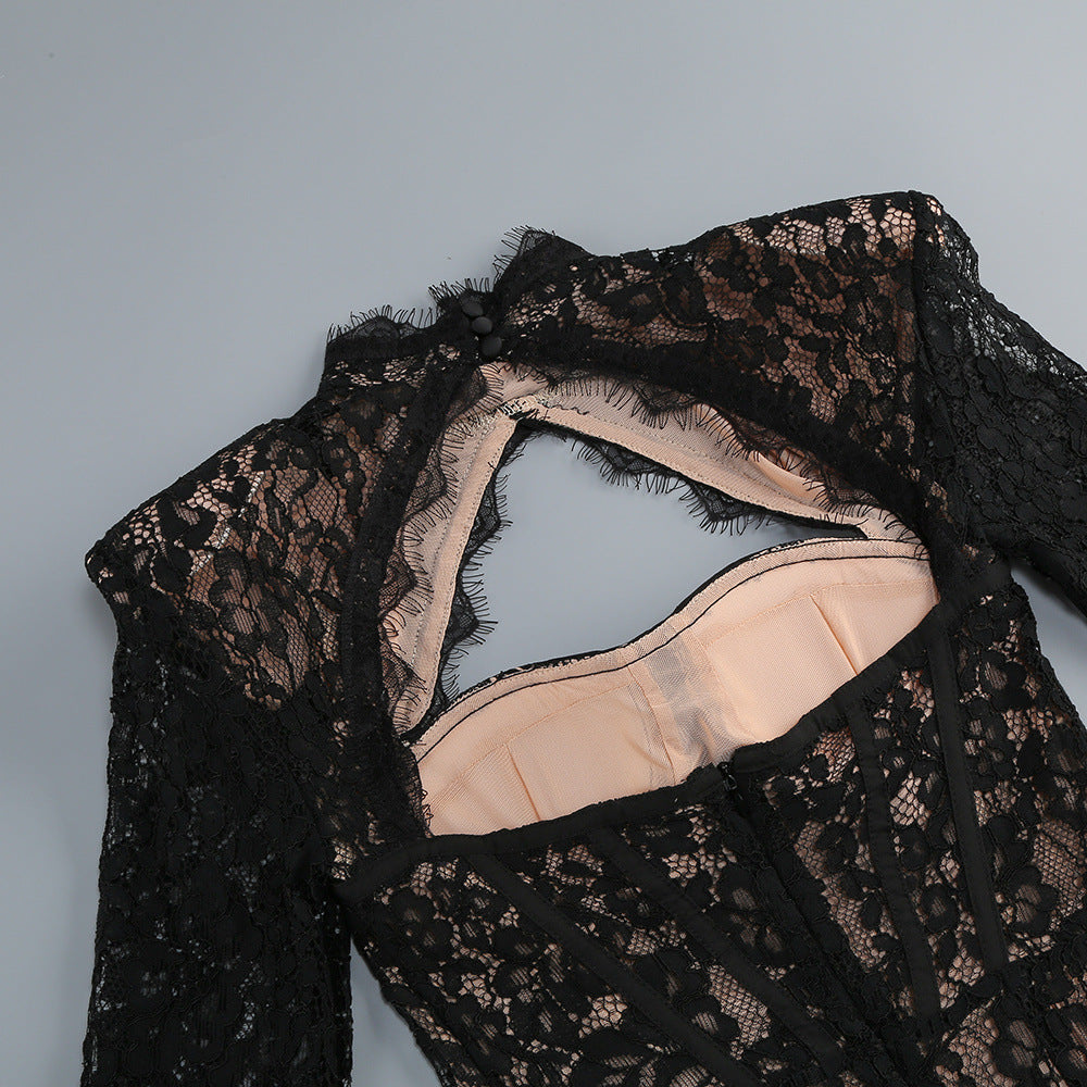 Noelia Lace Corset Mini