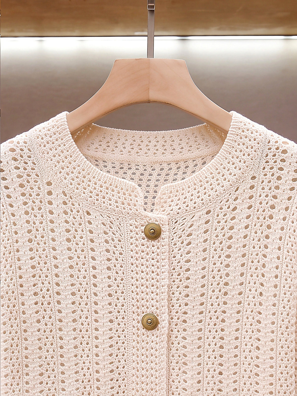 Odette Crochet Knit Cardigan