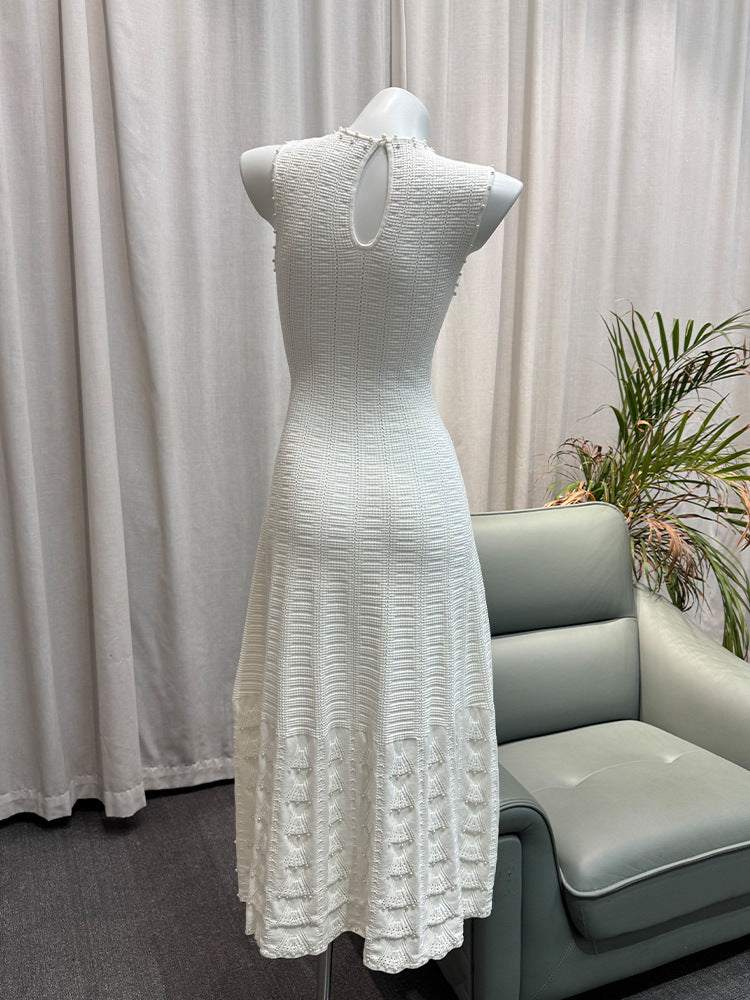 Velisse Beaded Knit Maxi Dress
