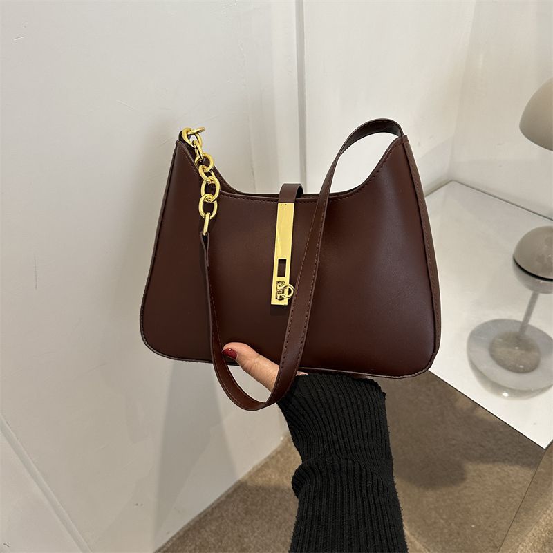 Chain Link Hobo Shoulder Bag