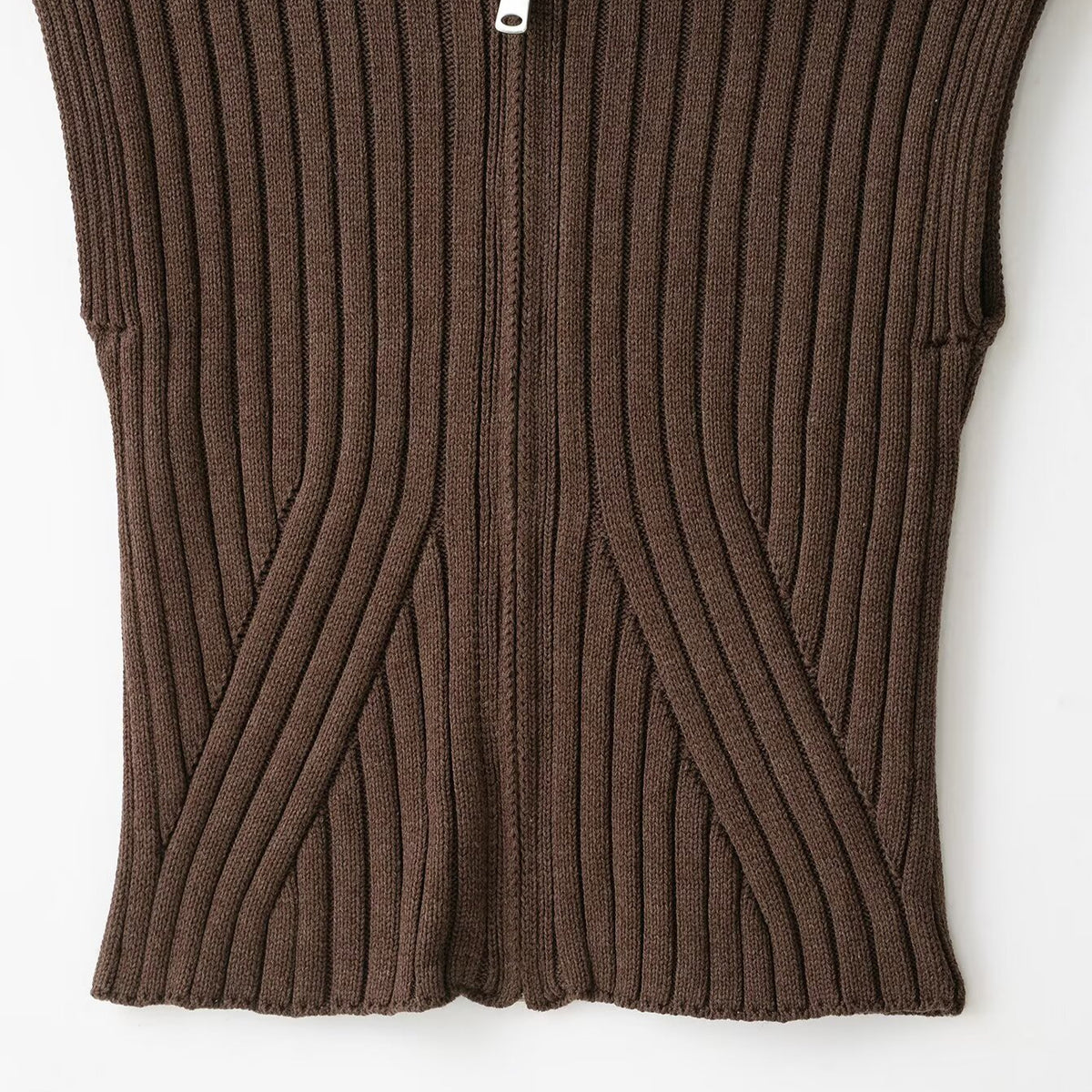 Sienna Ribbed Zip Knit Top