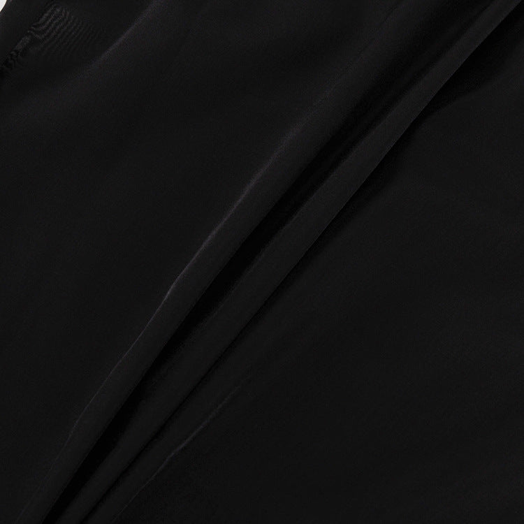 Sheer Bishop Sleeve Blouse
