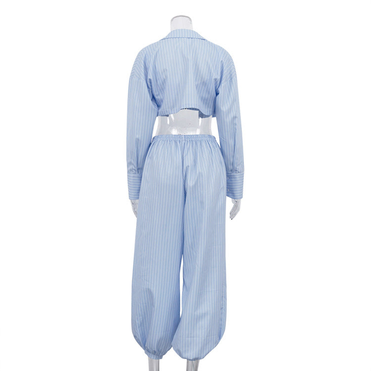 Elsa Striped Jogger Set