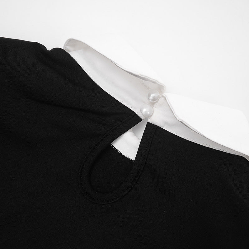 Bianca Collar Mini Dress