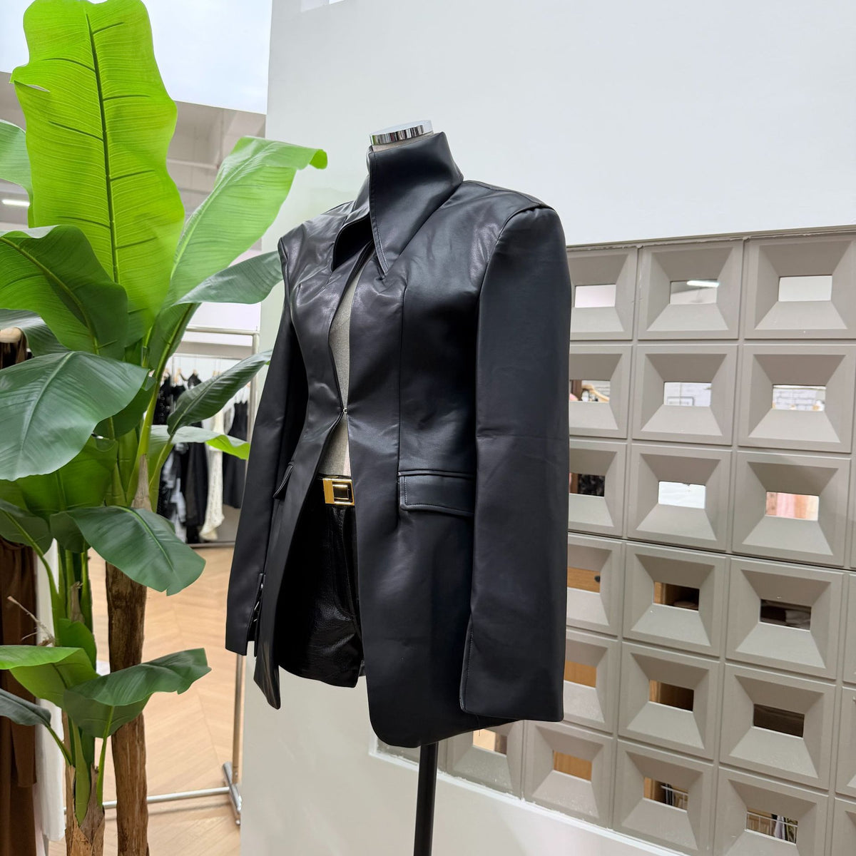 Rhea Faux-Leather Set