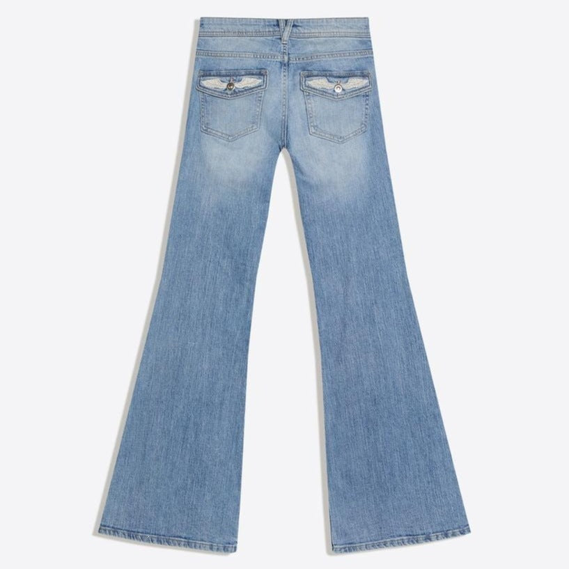 Nyla Winged Flare Jeans