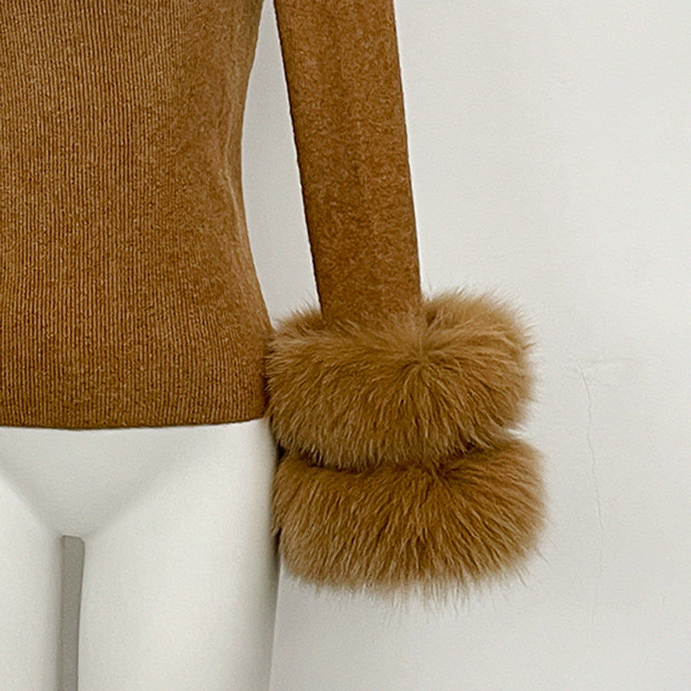 Theodora Fox-Trim Top