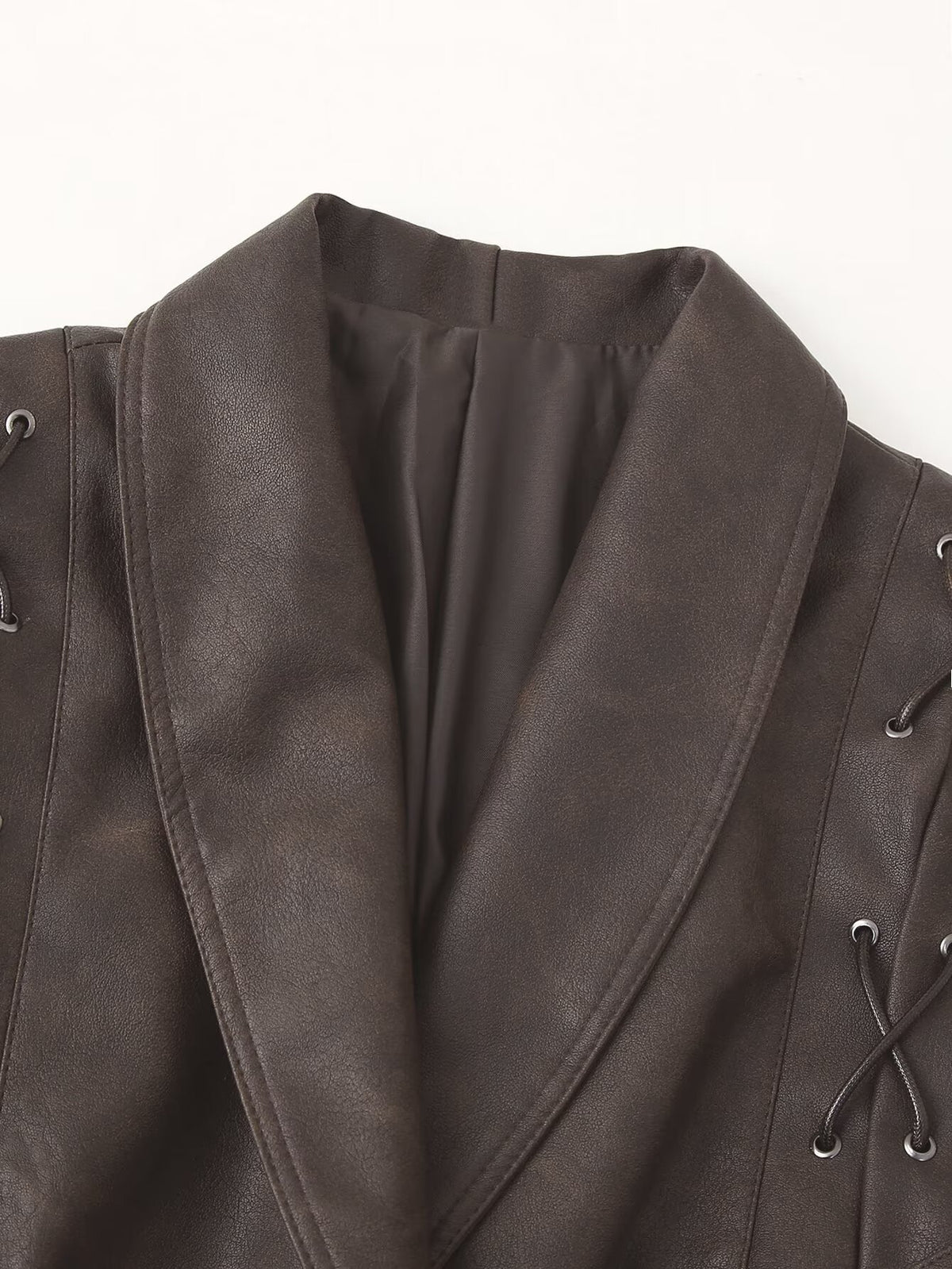 Annora Lace-Up Wrap Jacket