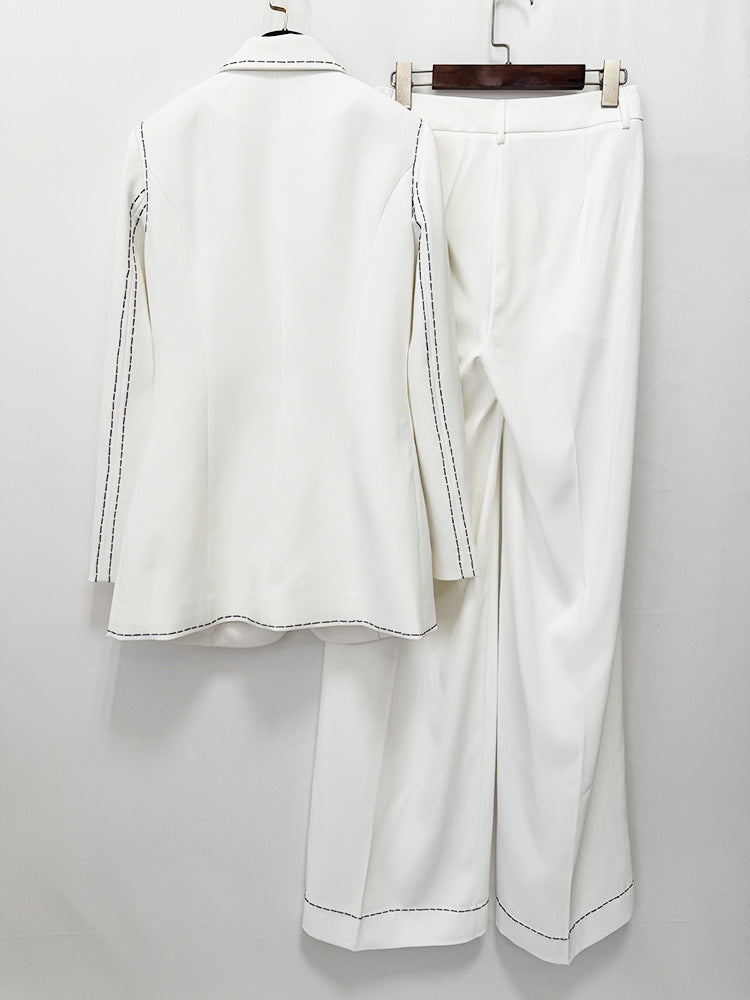 Elinor Saddle-Stitch Suit