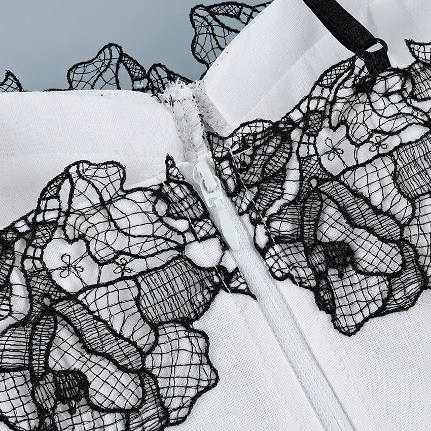 Lace-Trim Corset Camisole