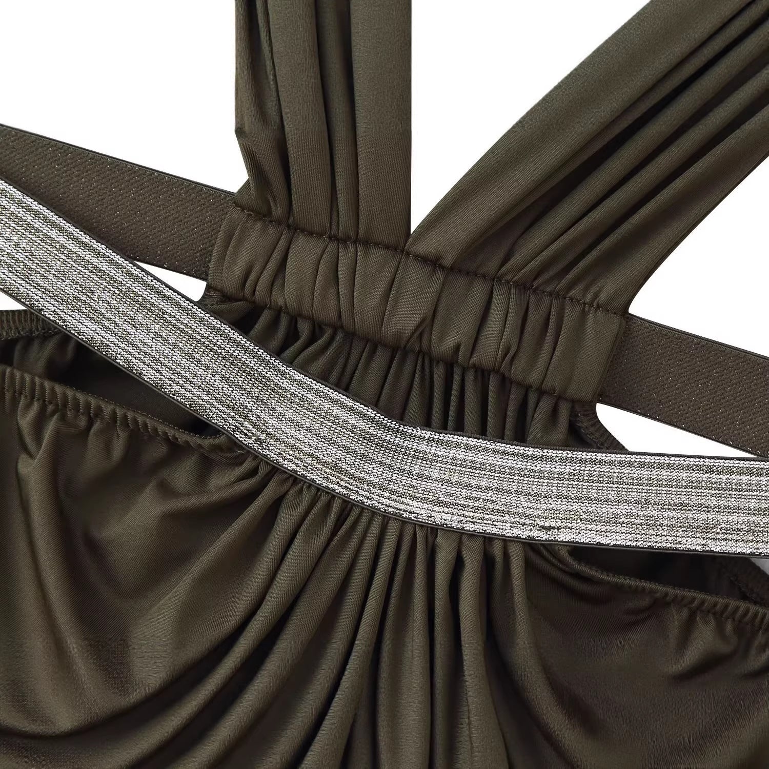 Nyra Cutout Halter Gown