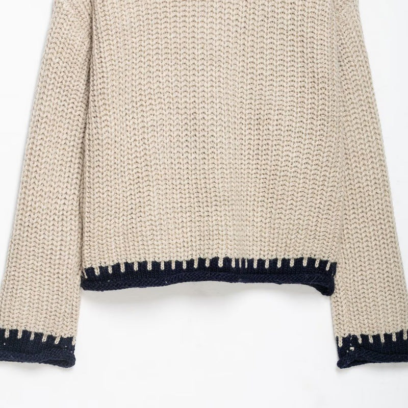 Rosabel Blanket-Stitch Cardigan