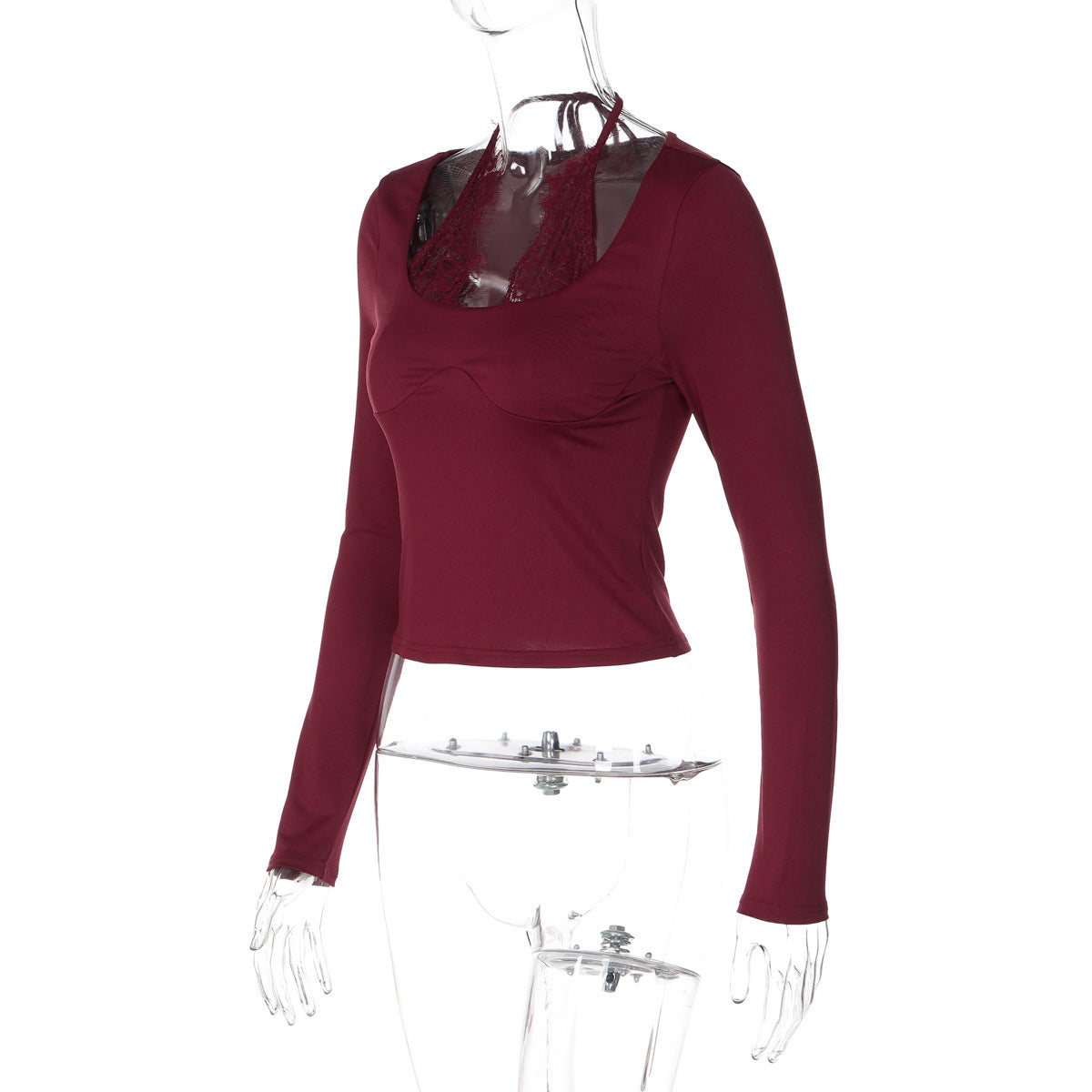Amelie Lace Neck Top