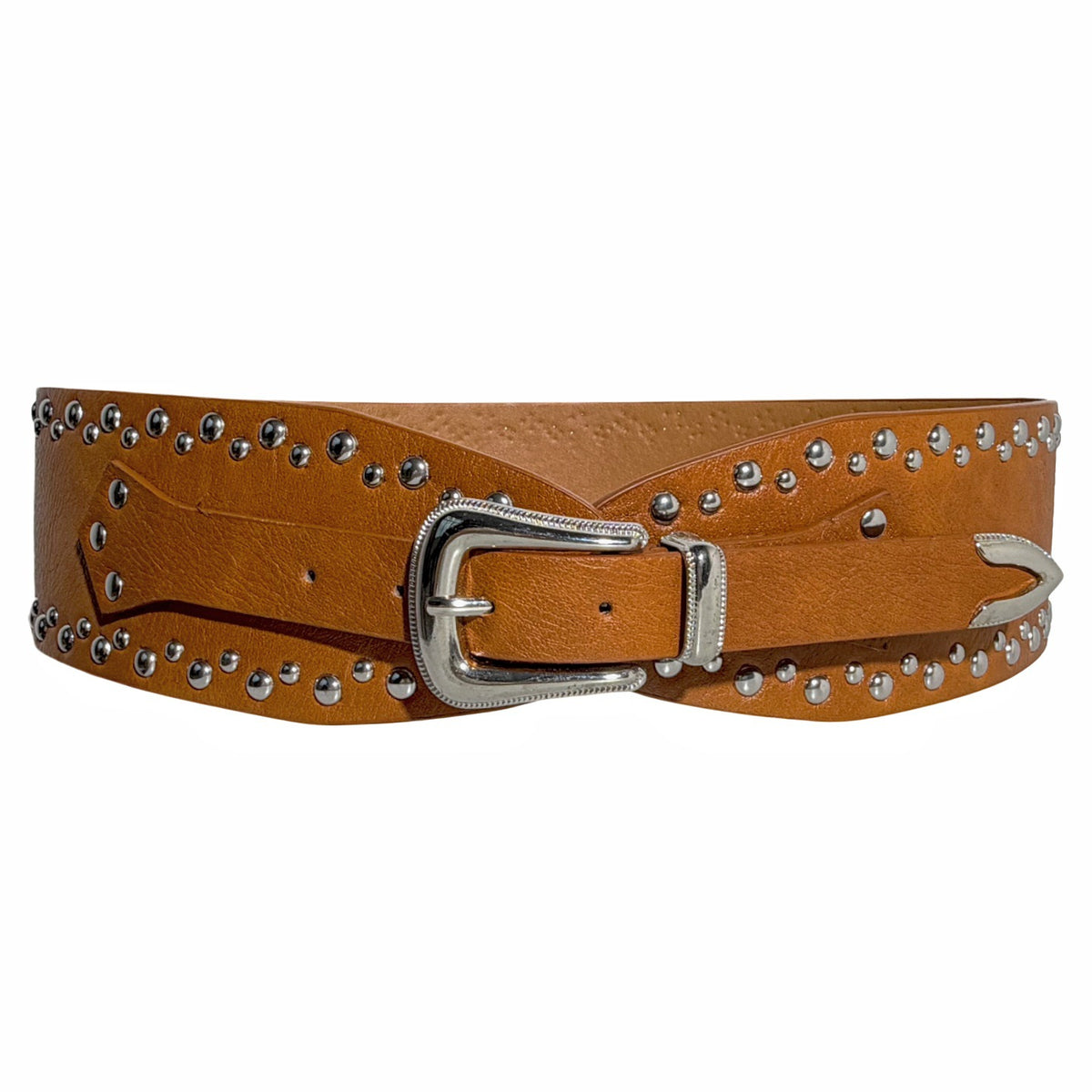 Rhea Studded Wide Belt