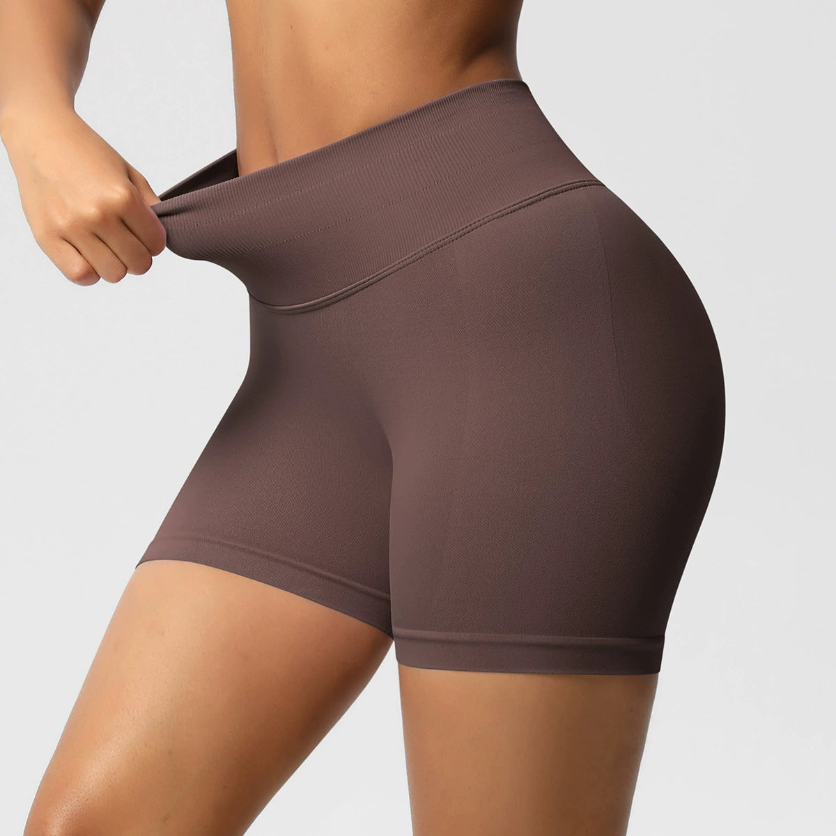 High-waisted Yoga Shorts