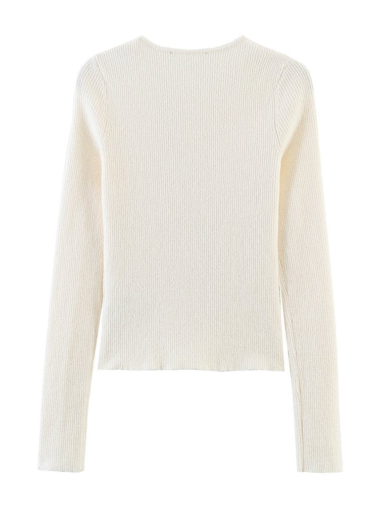 Amelie Ribbed Knit Top