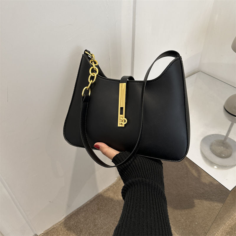 Chain Link Hobo Shoulder Bag