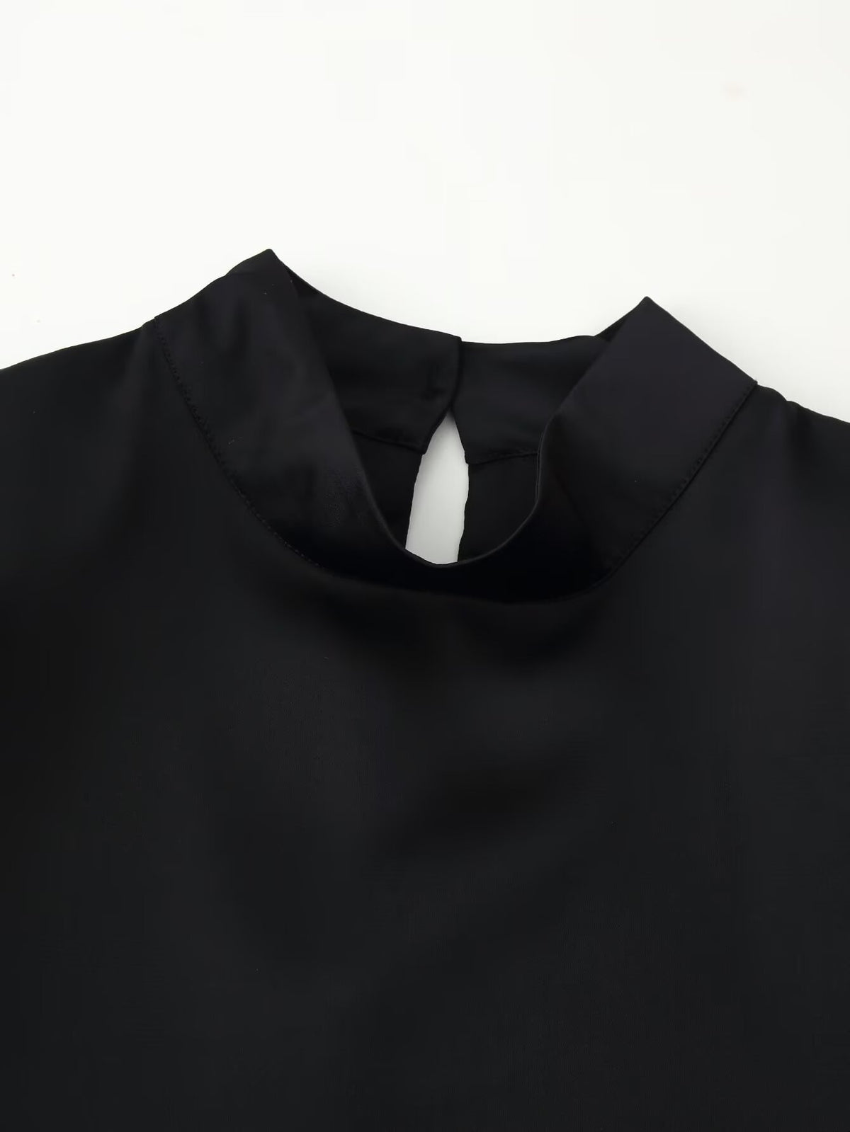 Noir Lace-Trim Corset Top