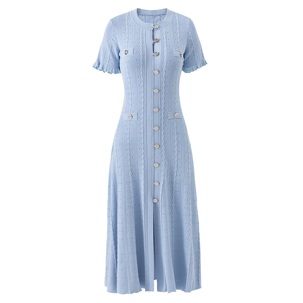 Sculpt Knit Hollow Dress