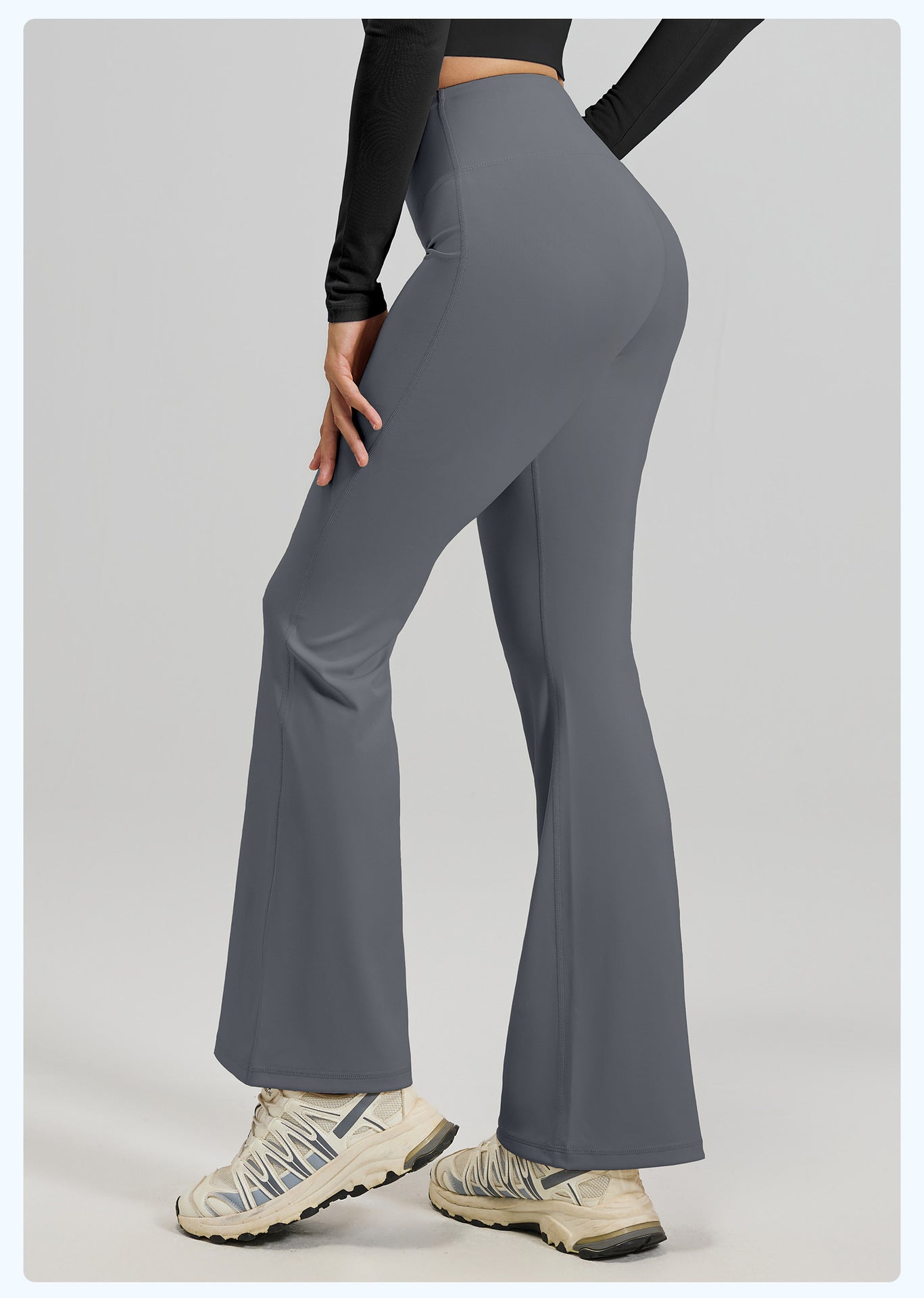 High Waist Flared Yoga Pants