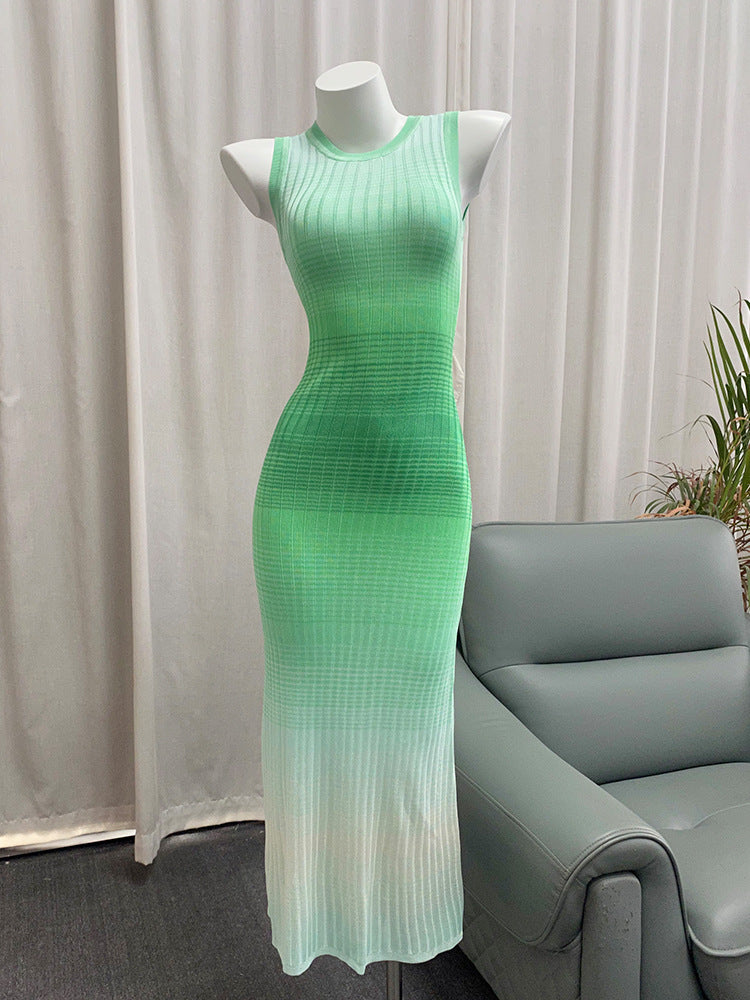 Luméra Gradient Knit Maxi Dress
