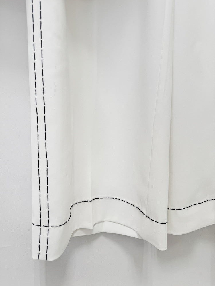 Elinor Saddle-Stitch Suit