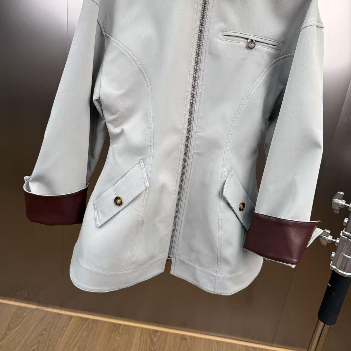 Ottilie Contrast-Collar Jacket