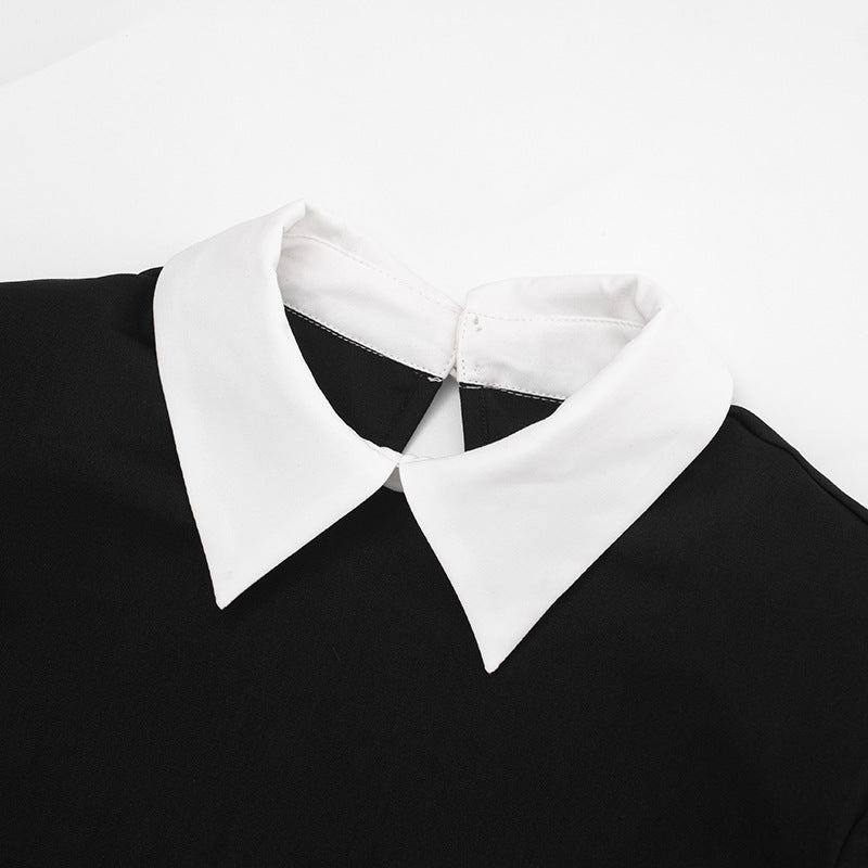 Bianca Collar Mini Dress