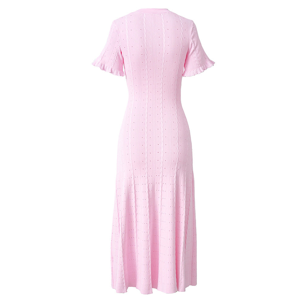 Sculpt Knit Hollow Dress