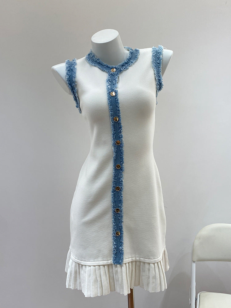 Korelle Color Block Mini Dress