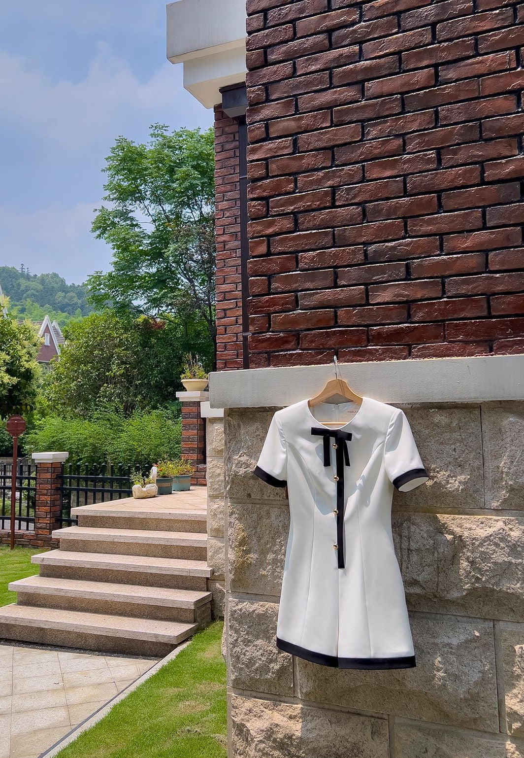 Éloise Bow Mini Dress