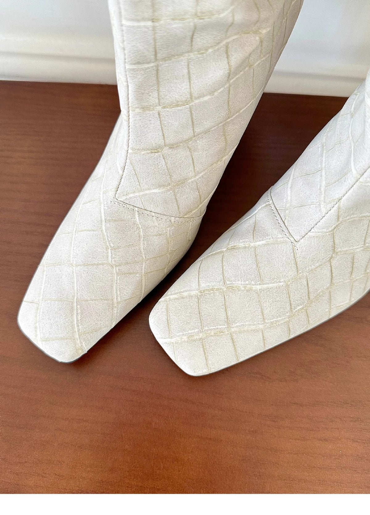 Tamsin Croc Knee Boot