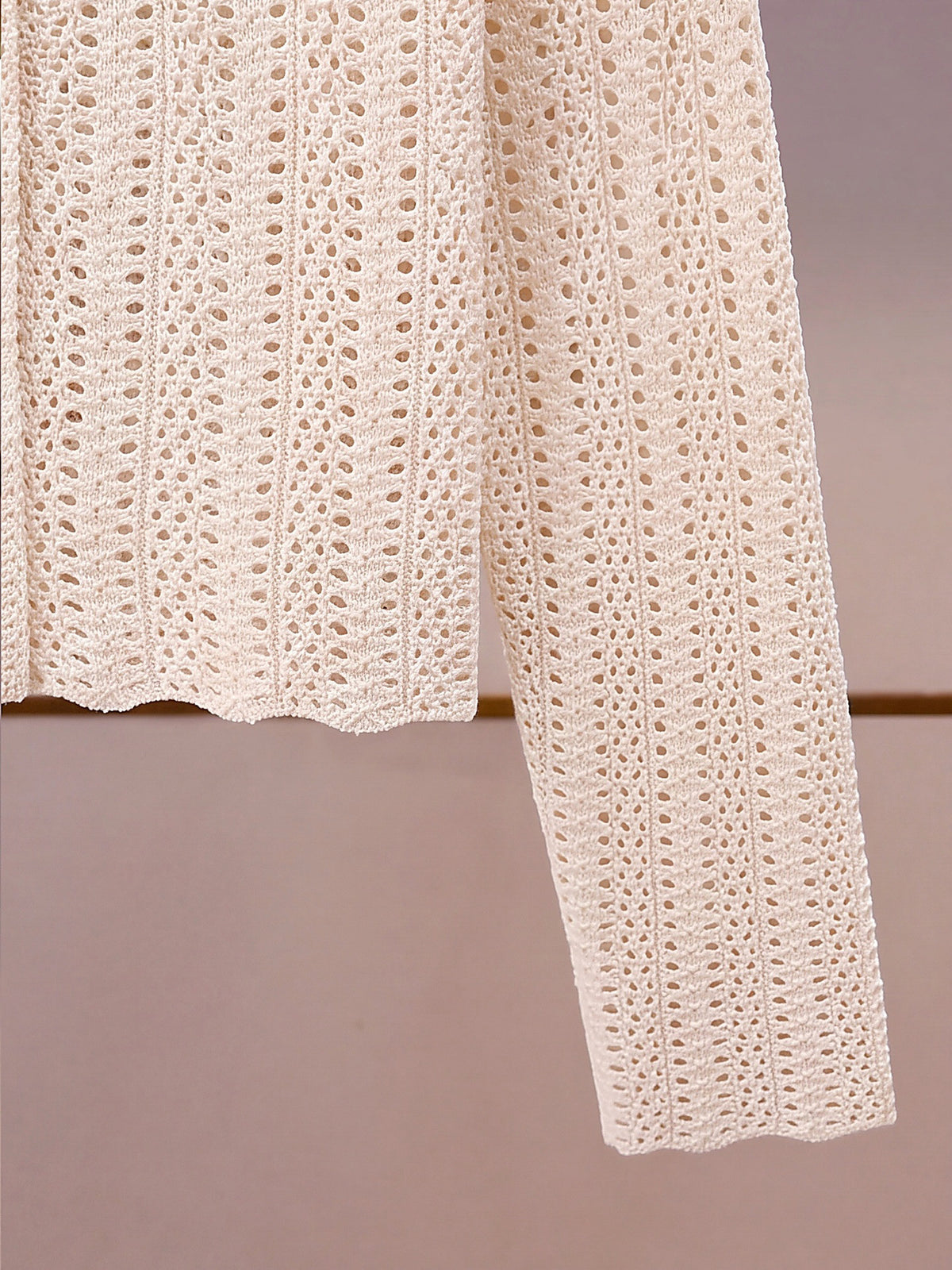 Odette Crochet Knit Cardigan
