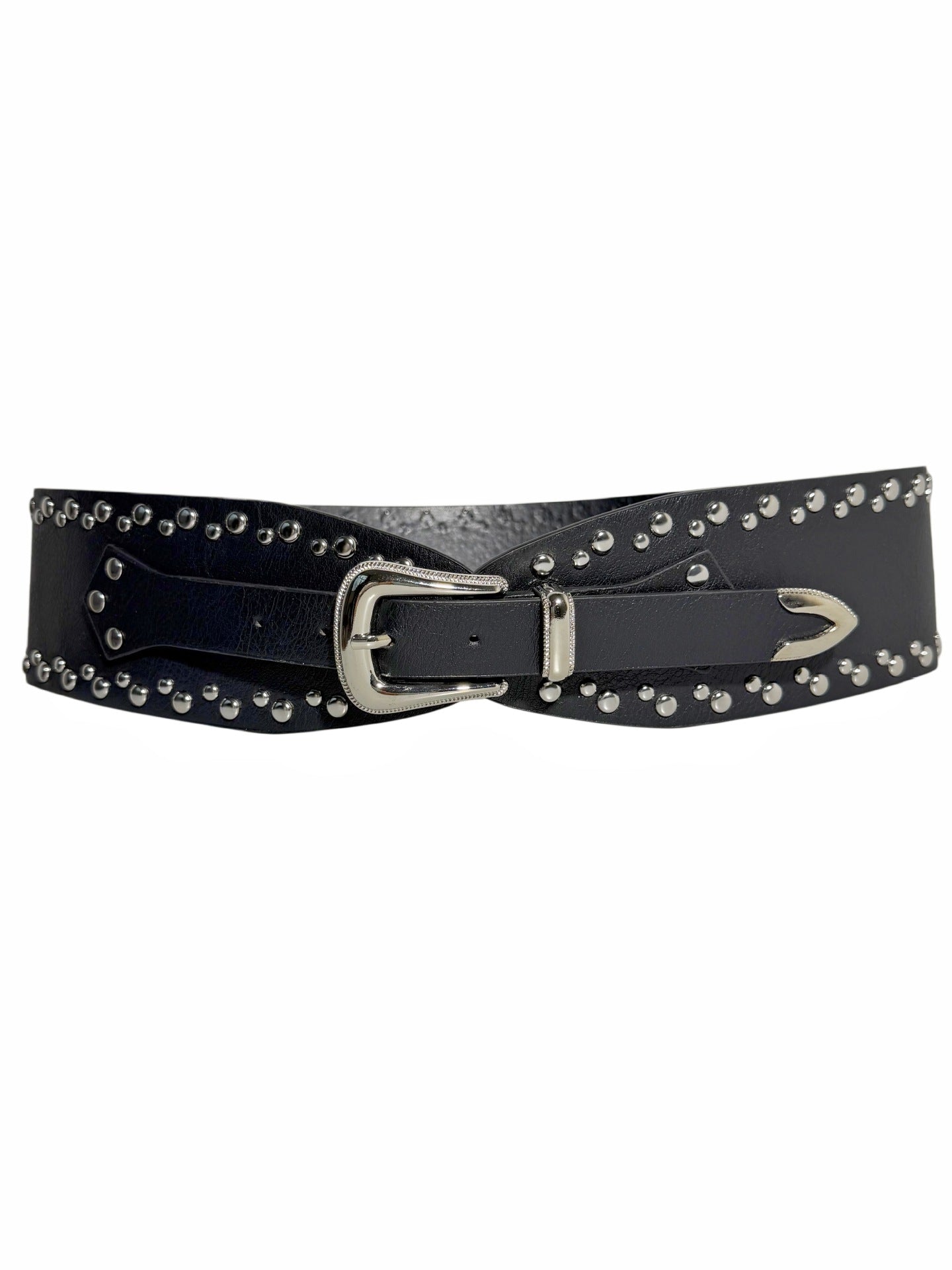 Rhea Studded Wide Belt