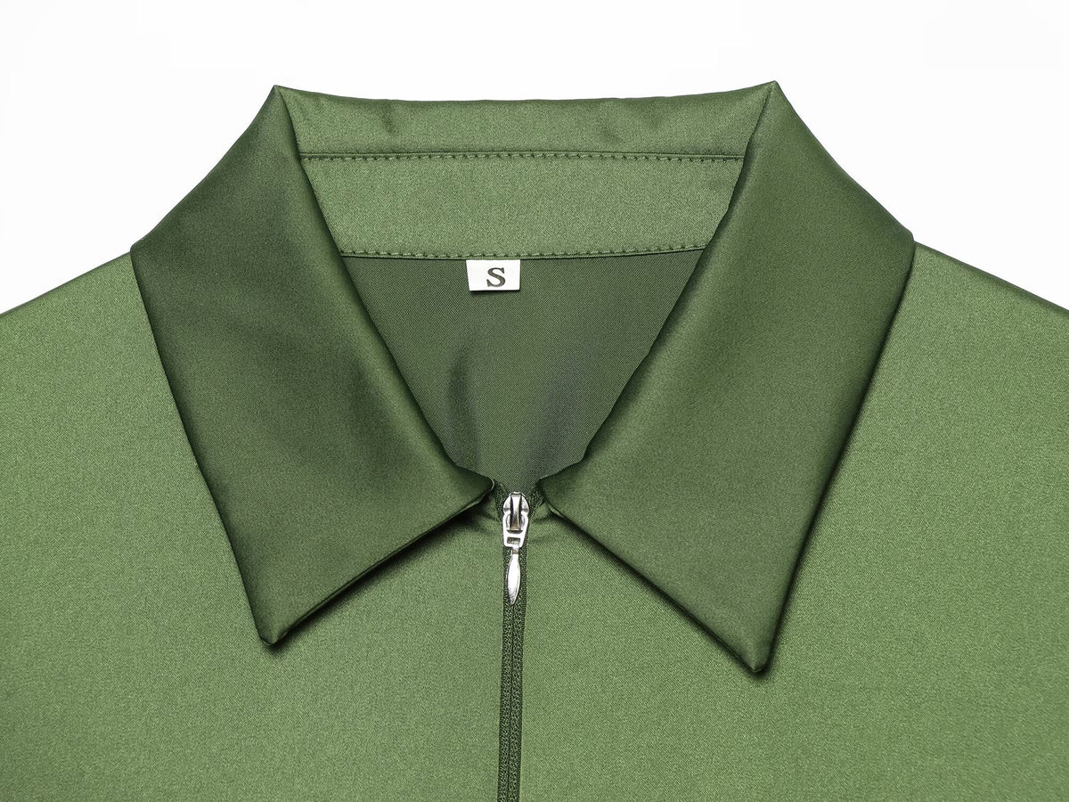 Marisa Zip-Collar Set