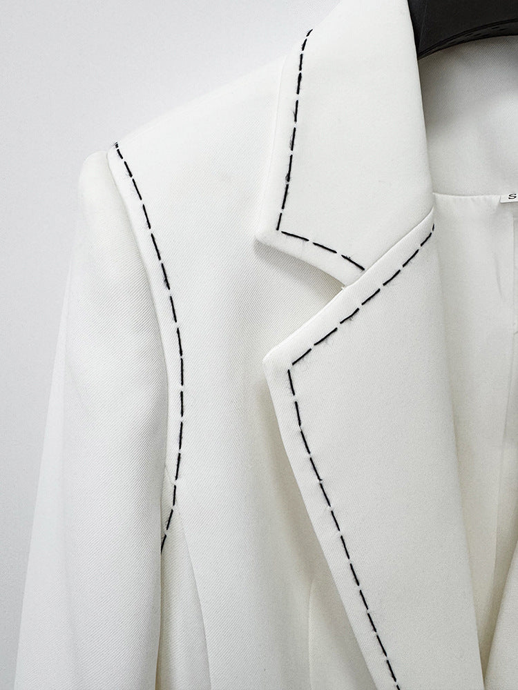 Elinor Saddle-Stitch Suit