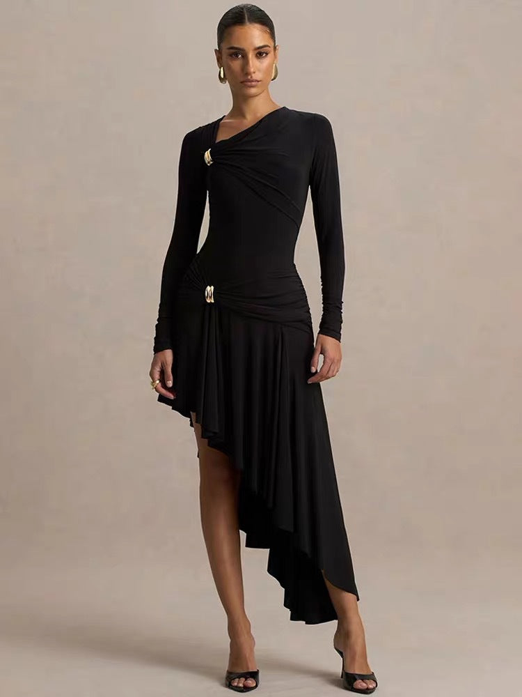Esme Cascade Hem Maxi