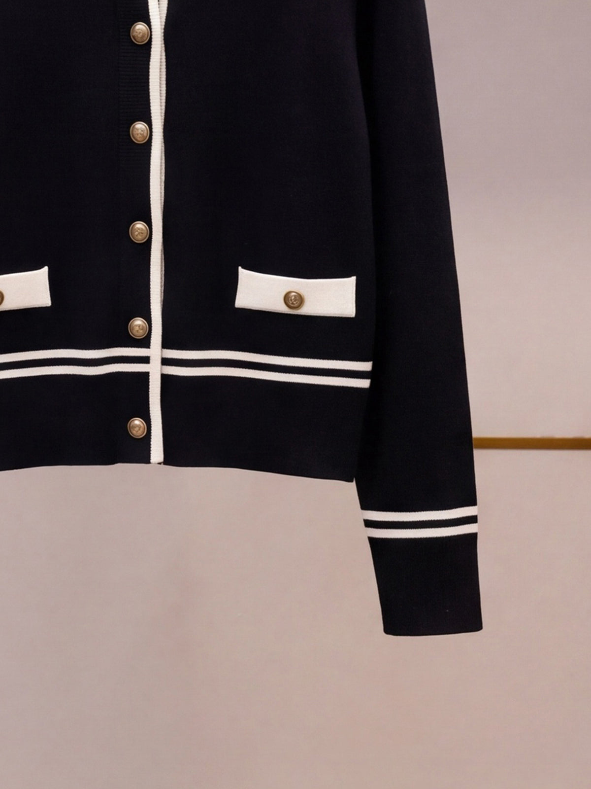Colette Contrast Trim Cardigan