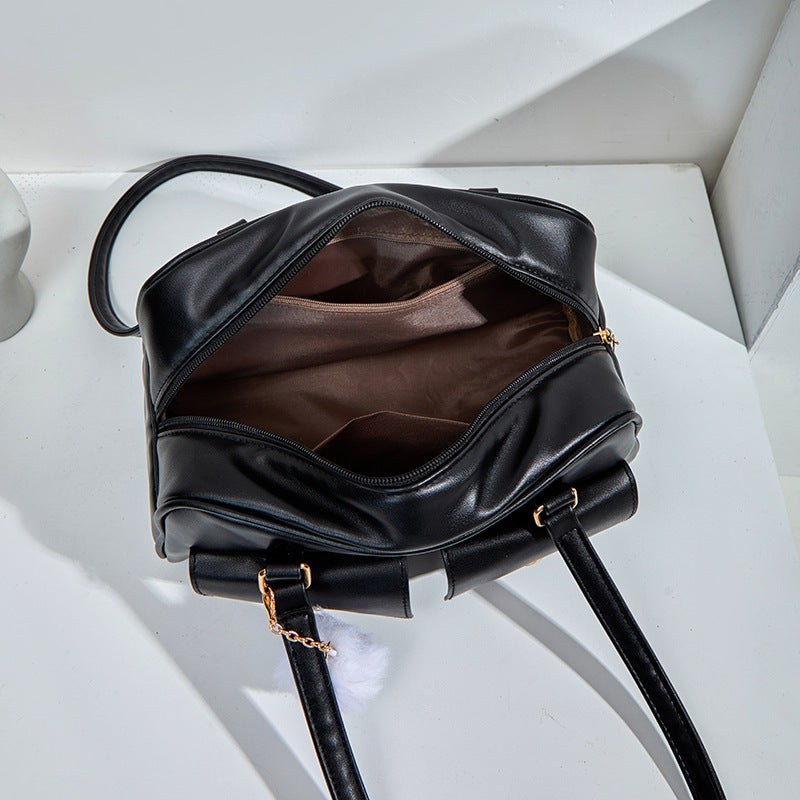 Dual-Pocket Camera Shoulder Bag