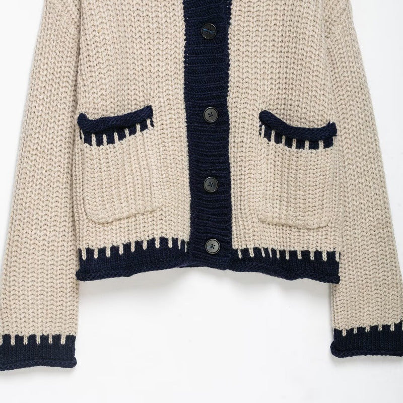 Rosabel Blanket-Stitch Cardigan