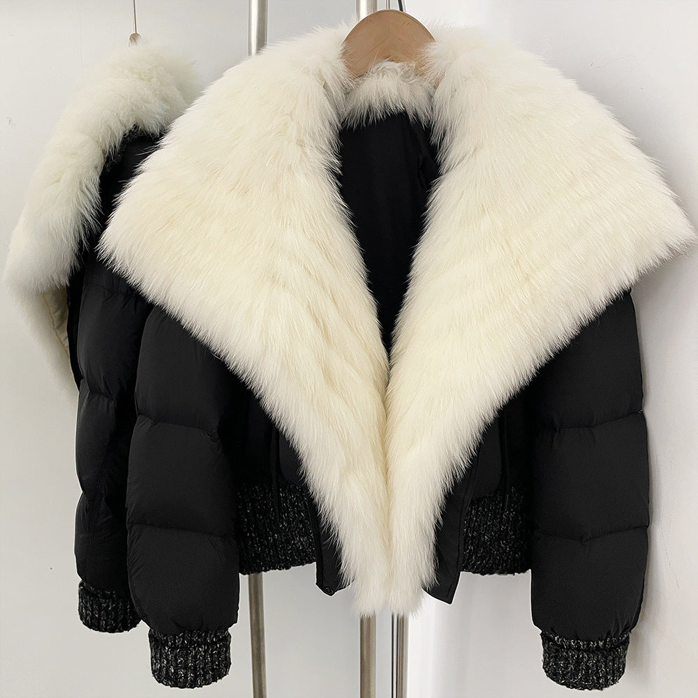 Svetlana Fox-Collar Puffer